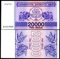 Georgia - 20000 Coupon Lari 1993  UNC - Georgien