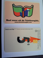 NETHERLANDS / CHIP ADVERTISING CARD/ HFL 5,--  / HAAL MEER UIT DE TELEFOONGIDS    CKE  109  ** 11648** - Privé