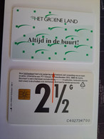 NETHERLANDS / CHIP ADVERTISING CARD/ HFL 2,50   /  HET GROENE LAND      CRE  017 ** 11664** - Privé