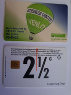 NETHERLANDS / CHIP ADVERTISING CARD/ HFL 2,50   / BUSINESS CENTRUM  VENLO/AIR BALLOON         CKE  084 ** 11670** - Privé