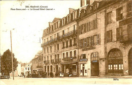 23 GUERET LE GRAND HOTEL CENTRAL PLACE BONNYAUD COIFFEUR GARAGE CAFE VERTS - Guéret