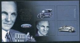 AUSTRIA 2003.Ford Cars Centenary Block MNH / **.  Michel Block 20 - Blocchi & Fogli