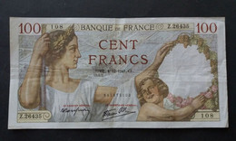 FRANCIA FRANCE 100 FRANCHI 1941 - 100 F 1939-1942 ''Sully''