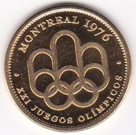 Jeton En Laiton Jeux Olympiques D'été Montréal 1976 - Otros & Sin Clasificación