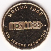 Jeton En Laiton Jeux Olympiques D'été Mexico 1968 - Autres & Non Classés