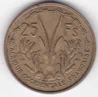 Afrique Occidentale Française 25 Francs 1956 , Bronze Aluminium, LEC# 18 , KM# 7 - Französisch-Westafrika