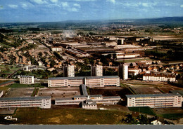 25 SOCHAUX MONTBELIARD VUE AERIENNE LE LYCEE CUVIER ET LES USINES PEUGEOT - Sochaux