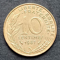 Pièce De 10 Centimes Marianne 1987 - 10 Centimes