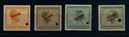 N° 106 - 107 - 108 - 109 ( **) Perforée Et Avec Spécimen En Rouge - Unused Stamps