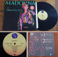 RARE Deutsch MAXI 45t RPM (12") MADONNA «Dress You Up» (1985) - Collector's Editions