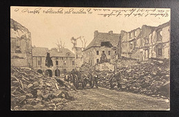 Delcampe - AK Longwy Lothringen Meurthe Et Moselle, Französisches Jetzt Deutsches Tor  I. WK Gestempelt/o 1915 - Longwy