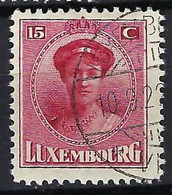 LUXEMBOURG 1921-22: Le Y&T 123, Obl. CAD - 1907-24 Ecusson