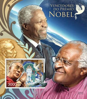 Guinea Bissau 2012, Nobel Price, Dalai Lama, Desmon Tutu, BF - Buddhism