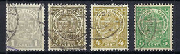 LUXEMBOURG 1907-19: Lot D' Obl. CAD - 1907-24 Coat Of Arms