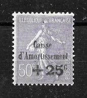 FRANCE :  N° 276 Ob. "caisse D'amortissement"  TB (cote : 110,oo €) - Oblitérés