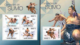 Guinea Bissau 2012, Spot, Sumo, 4val In BF +BF - Unclassified