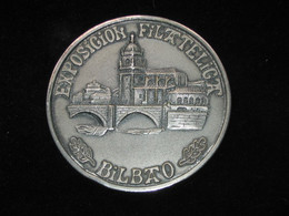 Médaille Exposition Filatelica - Bilbao - VI Exposition Hispano- Francesa Bilbao 1978  **** EN ACHAT IMMEDIAT **** - Professionnels / De Société