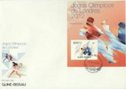 Guinea Bissau 2012, Olympic Games In London, Judo,Taekwondo, BF In FDC - Unclassified