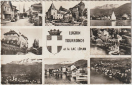 Dépt 74 - LUGRIN, TOURRONDE Et Le LAC LÉMAN - CPSM Multi-vues - Lugrin