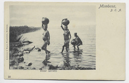 MOMBASA KENYA CARD WATER CARRIERS WOMEN NUDE - Kenya