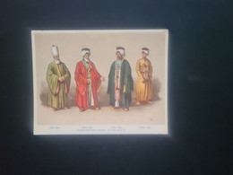 Official Costumes Of The Ottomans:  Türkische Illustrationen, 16 X 12,5 Cm 4 Würdenträger - Literatur