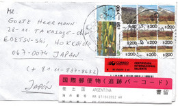 61474 - Argentinien - 2022 - 6@$200 Landschaften MiF A R-Bf AYACUCHO -> Japan - Brieven En Documenten