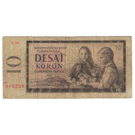 Billet, Tchécoslovaquie, 10 Korun, 1960, KM:88b, B - Tchécoslovaquie