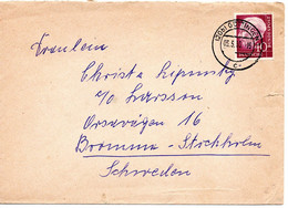 61478 - Bund - 1955 - 40Pfg Heuss I EF A Bf GOETTINGEN -> Schweden - Cartas & Documentos