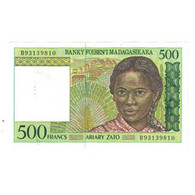 Billet, Madagascar, 500 Francs = 100 Ariary, KM:75a, NEUF - Madagascar