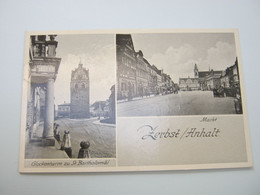 ZERBST  ,  Schöne Karte  Um 1939 - Zerbst