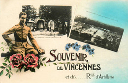 Vincennes * Carye Photo * Souvenir Du Régiment D'artillerie * Militaria - Vincennes