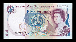 Isle Of Man - Isla De Man 5 Pounds Elizabeth II 1991 Pick 41b SC UNC - 5 Pond