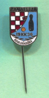 Bowling Club / Kegel Sport Club - Zanatlija Nova Gradiška Croatia, Old Pin Badge Abzeichen, Enamel - Bowling