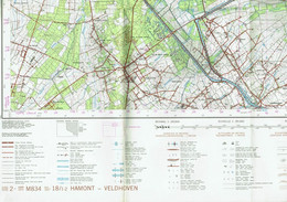 Institut Géographique Militaire Be - "HAMONT-VELDHOVEN" - N° 18/1-2 - Edition: 1973 - Echelle 1/25.000 - Cartes Topographiques