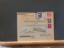 A14/374 LETTRE ROUMANIA POUR BERLIN CENSURE  QUALITE A VOIRE - Cartas De La Segunda Guerra Mundial