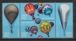 Thème Montgolfières - Ballons - Etats Unis - Timbres Neufs ** Sans Charnière - TB - Fesselballons