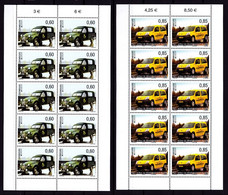 Europa Cept - 2013 - Luxemburg - 2.Sheetlet Of 10 Set (Postal Vehicles) ** MNH - 2013