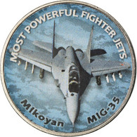 Monnaie, Zimbabwe, Shilling, 2018, Fighter Jet - Mikoyan MIG-35, SPL, Nickel - Simbabwe