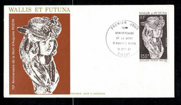 WALLIS & FUTUNA 1987 Anniversaire Mort D'Auguste RODIN  Enveloppe FDC  SIGAVE 15 Sept 87 - Other & Unclassified
