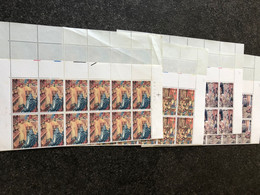 Belgie 1979 1932/35 TAPESTRIES BRUSSELS MILLENNIUM FULL SHEET MNH PLAATNUMMER XXXX - 1971-1980