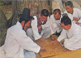 The Game Of Korean Chess Postcard - Regionale Spiele