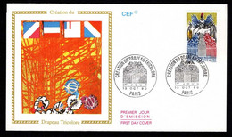 France 1990 - Création Du Drapeau Tricolore - Covers