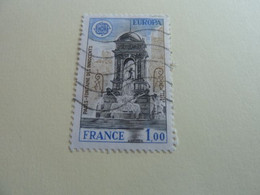 Europa - Fontaine Des Innocents De Paris - 1f. - Yt 2008 - Outremer, Bistre Et Noir - Oblitéré - Année 1978 - - 1978