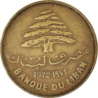 Monnaie, Liban , 25 Piastres, 1972 - Lebanon