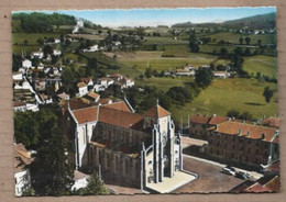 CPSM 42 - BELMONT - L'Eglise - TB PLAN EDIFICE RELIGIEUX + Vue Village Derrière Avec Détails Maisons - Belmont De La Loire