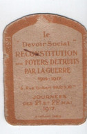 Reconstitution Des Foyers Détruits Par La Guerre/journées Des 21 Et 22 Mai 1917/Peronne-Hotel De Ville/1917  POIL218 - 1914-18