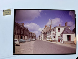 Machecoul * Hôtel Bar Resto A LA BICYCLETTE D'ARGENT Pompe ESSO * Ektachrome Photo Original 17.6x12.6cm Maison ARTAUD - Machecoul