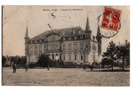 Bram Chateau Du Balgros Circulee En 1913 - Bram