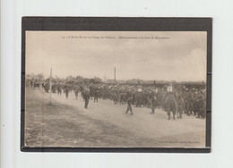 51 - Camp De Châlons Avec Ecole De Cyr, Débarquement En Gare De Mourmelont - Manoeuvres