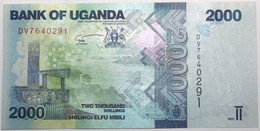 Ouganda - 2000 Shillings - 2021 - PICK 50f - NEUF - Ouganda